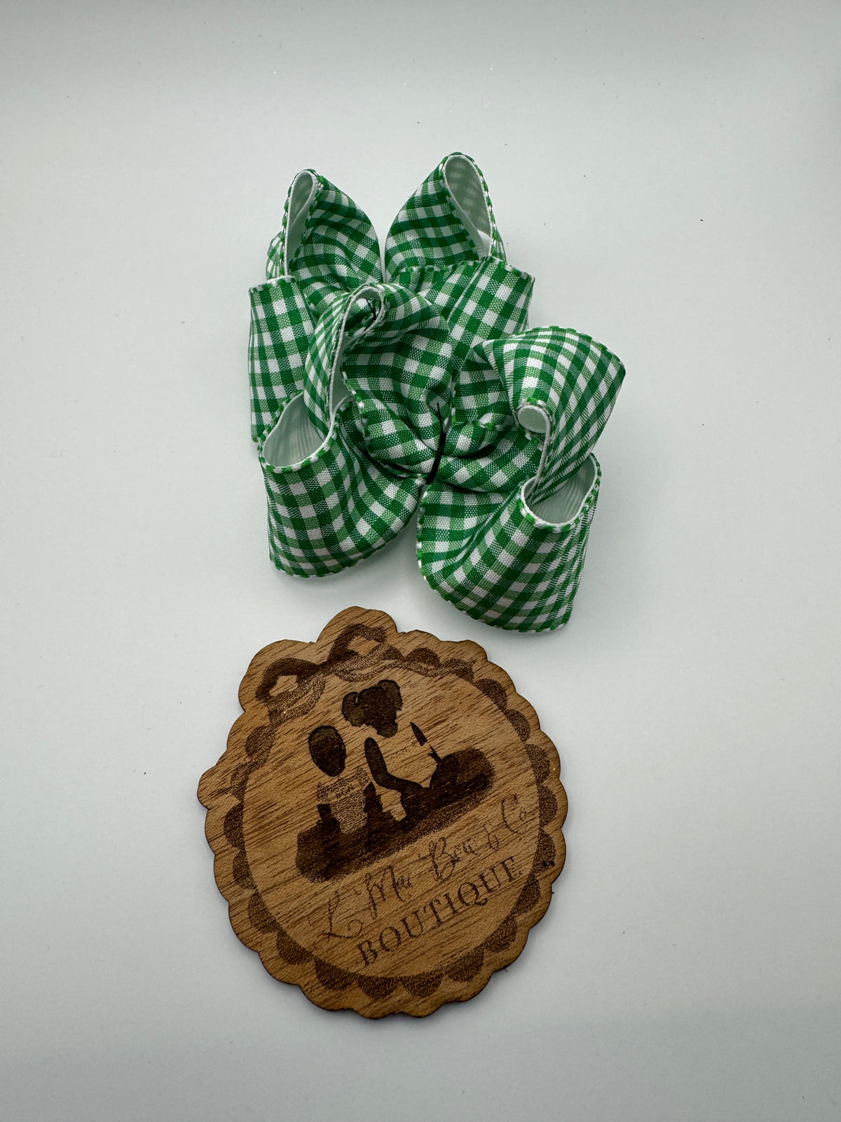 Christmas gingham piggies